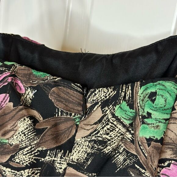 BNWT Y2K Papaya Black Multicolor Floral Cami Tunic Blouse Sz S Fairycore Boho - Picture 5 of 7